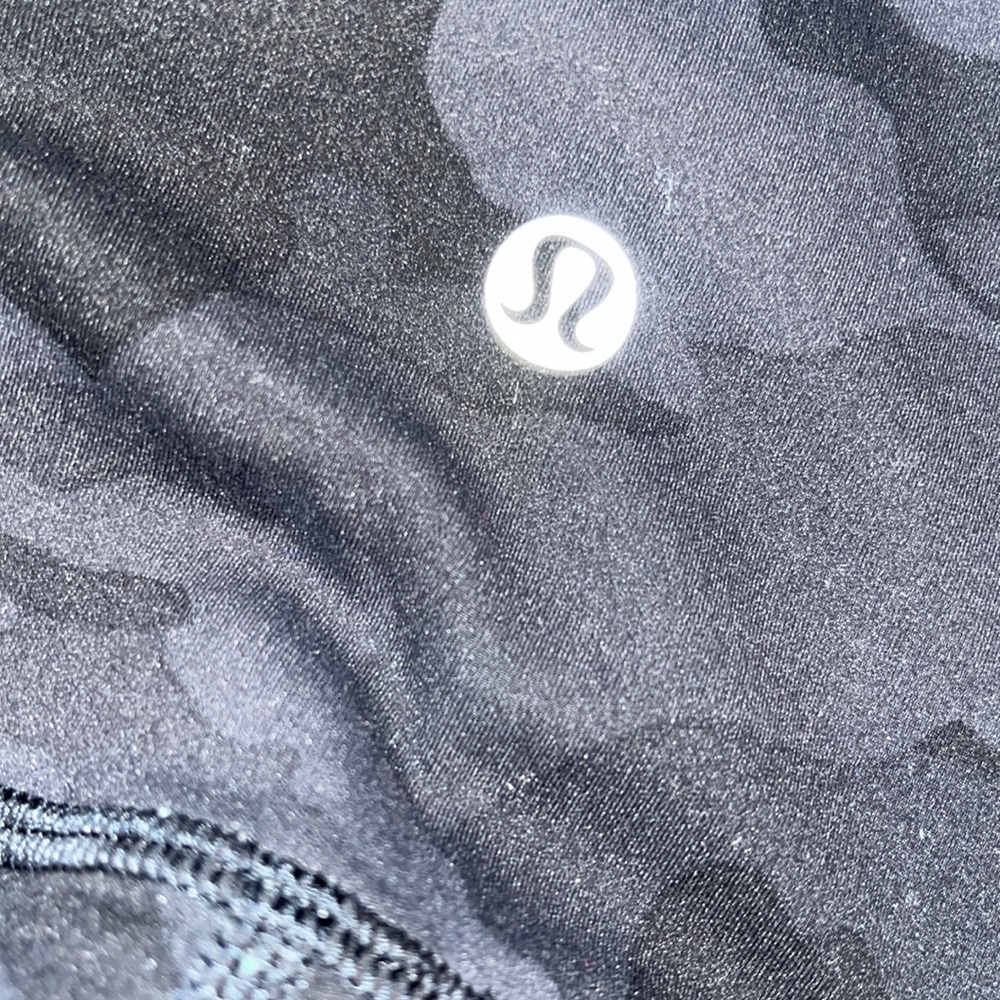 Lululemon Wunder Train High Rise Tight 25” Leggings In Camo Deep Coal Multi